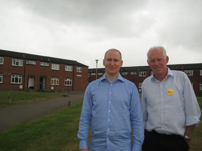 Image courtesy of Richard Coe Antony Wood & Julian Tisi in Broom Farm - Army Housing