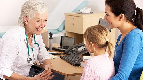 GP treating child