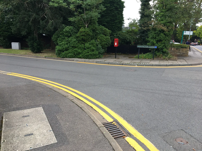 Image courtesy of K Davies Dropped Curb Addington Close Clewer Hill Road Windsor Double Yellow lines