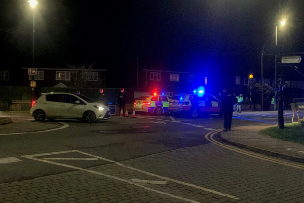 Image courtesy of M Gibbons Mill Lane Accident Police Ambulance 04/03/2021 pic 2
