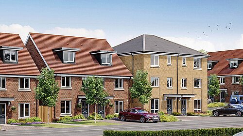 New build houses in Ascot